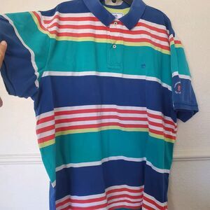Southern Tide Golf Polo Striped Short Sleeve Mens Sz XL Vintage Harbour Town
